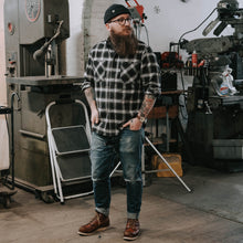 Load image into Gallery viewer, Defender Shirt in Hickory Plaid Flannel