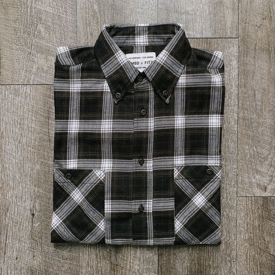 Defender Shirt in Hickory Plaid Flannel